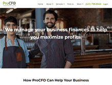 Tablet Screenshot of procfo.com